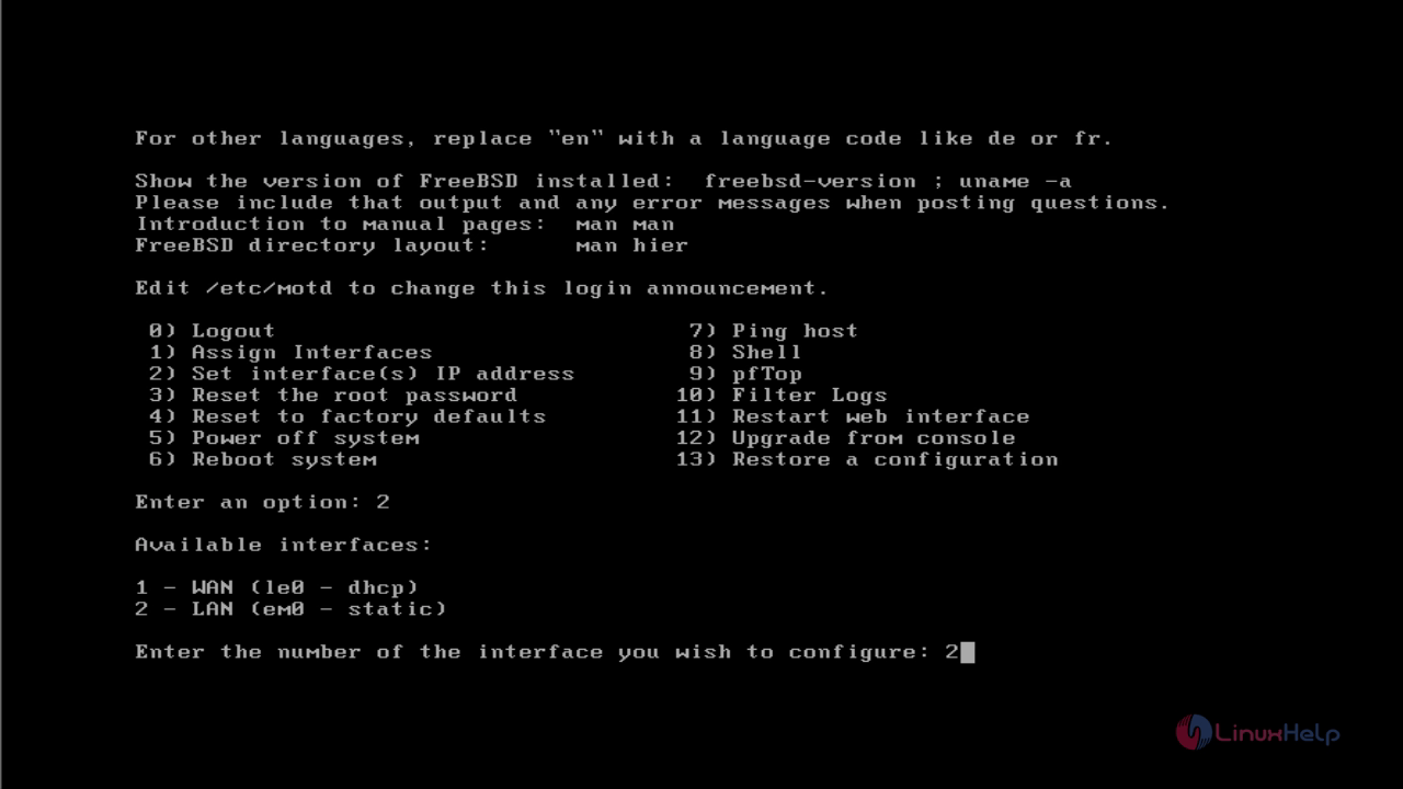 Installation-OPNsense-firewall-routing-platform-Linux-user-password 