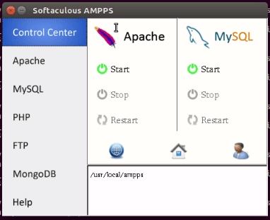 Installation-AMPPS-web-server-PHP-Perl-Apache-MySQL-MongoDB-Python-Ubuntu-softculous-AMPPS