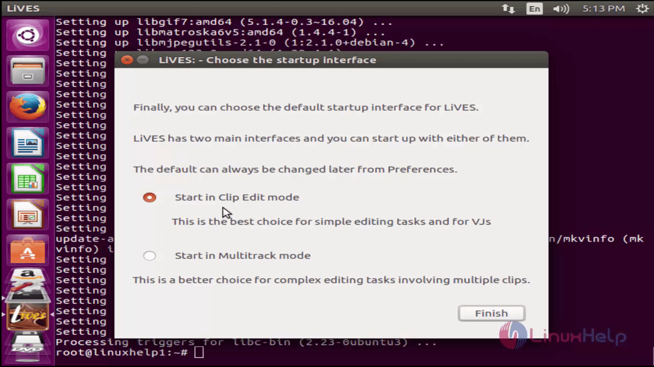 Install-LIVES2.4.8-realtime-video-performance-and-non-linear-editing-tool-Ubuntu-Choose-startup-interface 