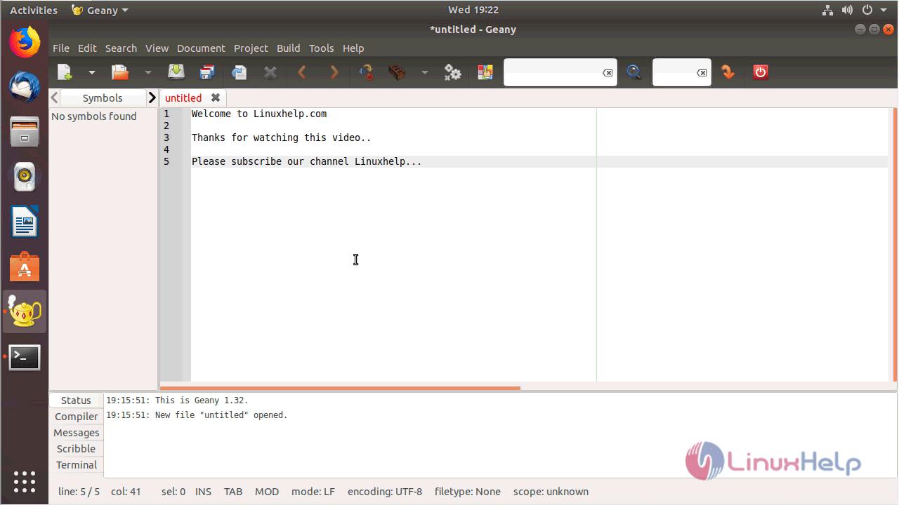 download linux ubuntu 32 bit How to install  Geany 1 32  on Ubuntu  18 04 LinuxHelp 