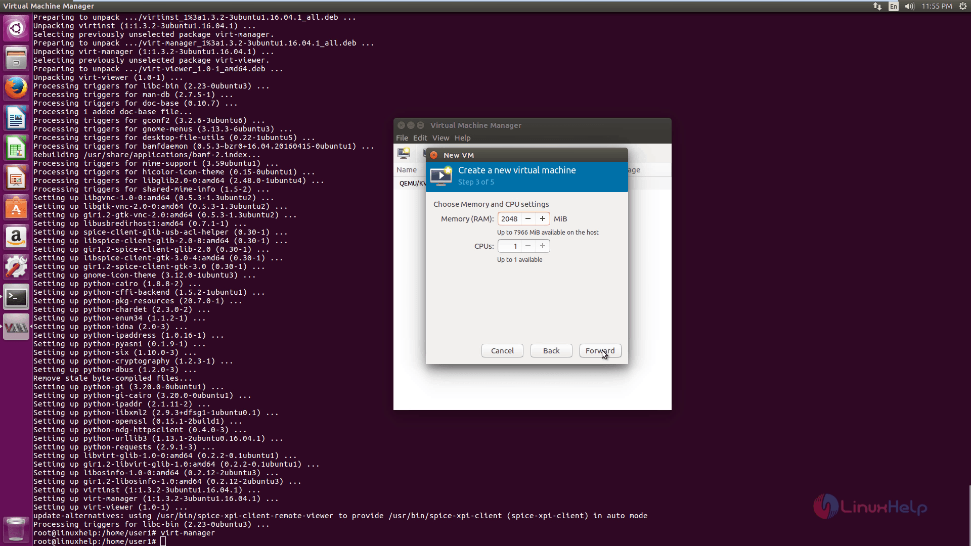 Installation_KVM_virtualization_extension_Ubuntu_16.04_mem_cpu_set