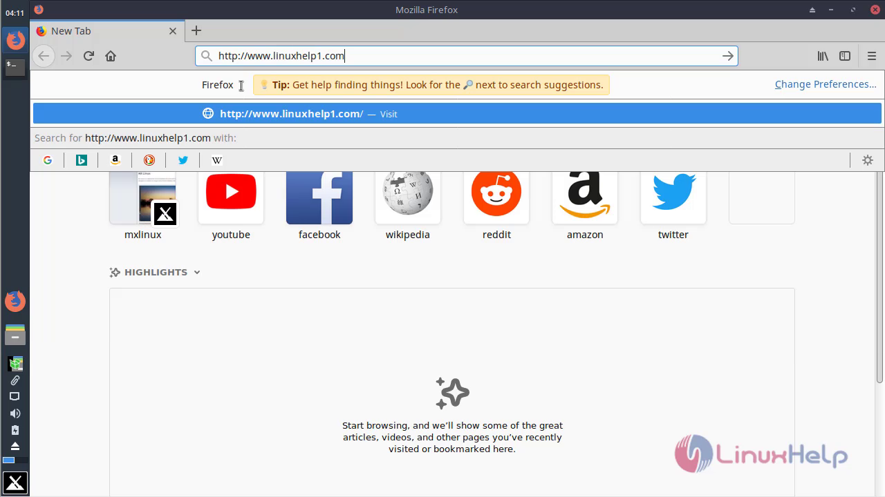 Browser URL