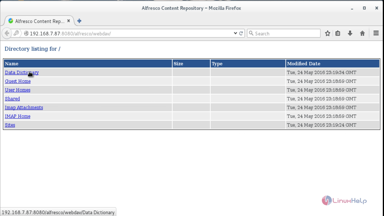 directory list