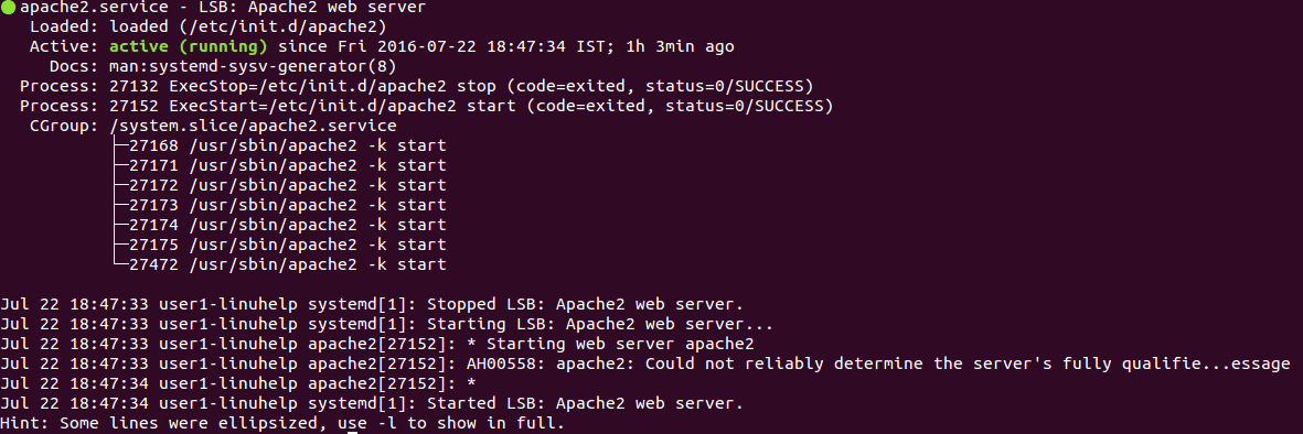 Install-LAMP-Ubuntu15.10-status-apache-web-server