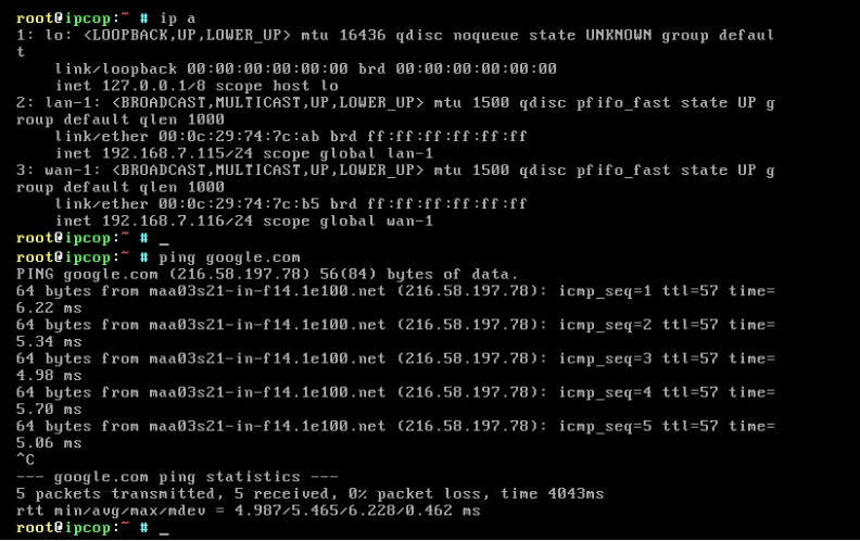 Installation-IPCop-manages-firewall-appliance-Linux-net-filter-framework-ip-a-ping