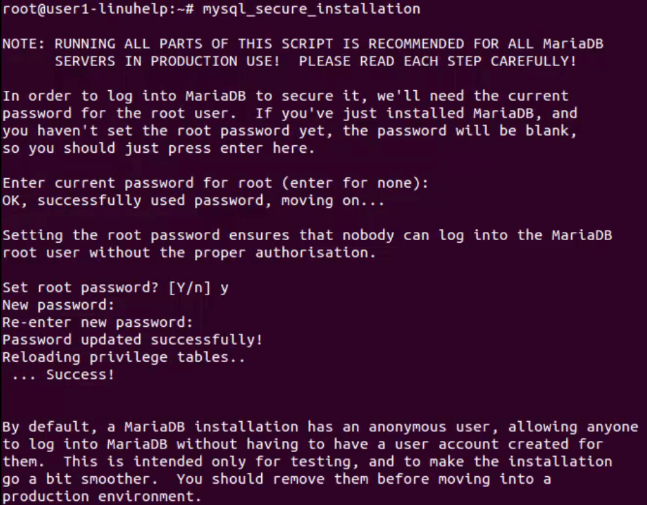 Install-LAMP-Ubuntu15.10-Configure-Mariadb 