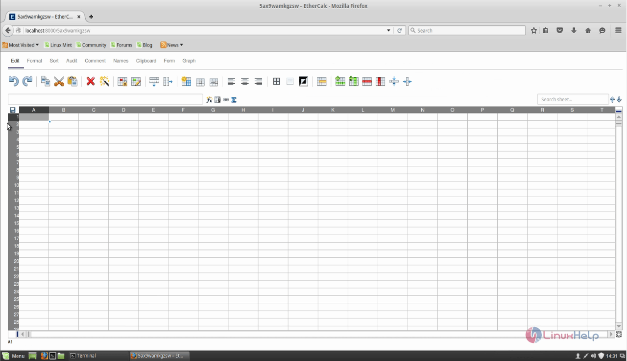 spreadsheet