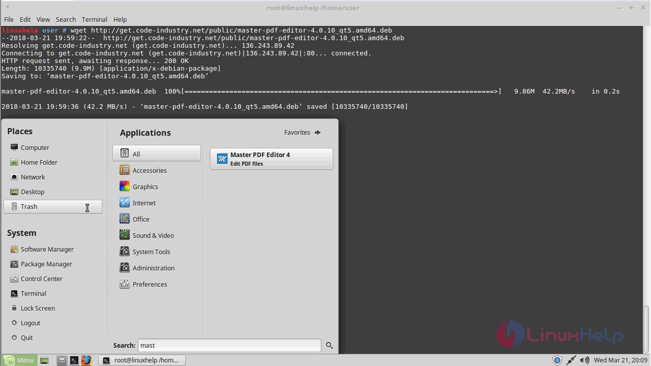 How to install Master PDF Editor 4.0.10 on Linux Mint 18.3  LinuxHelp Tutorials