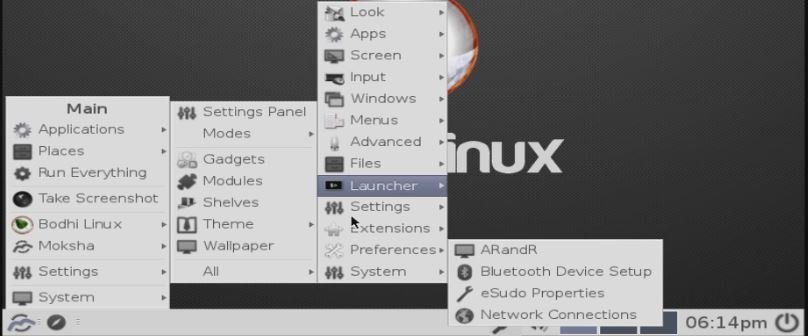 Manage settings