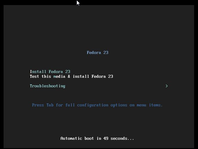 install fedora