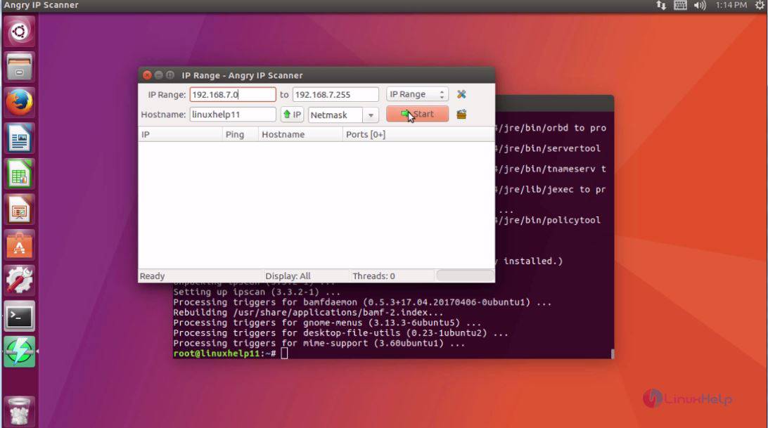 ubuntu ip scanner