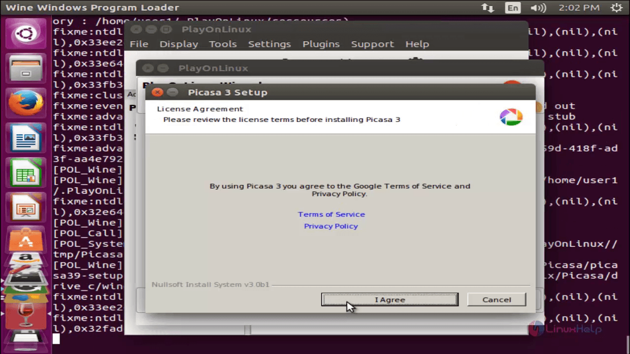 Installation-PlayOnLinux-install-run-window-applications-Ubuntu-Picasa-license