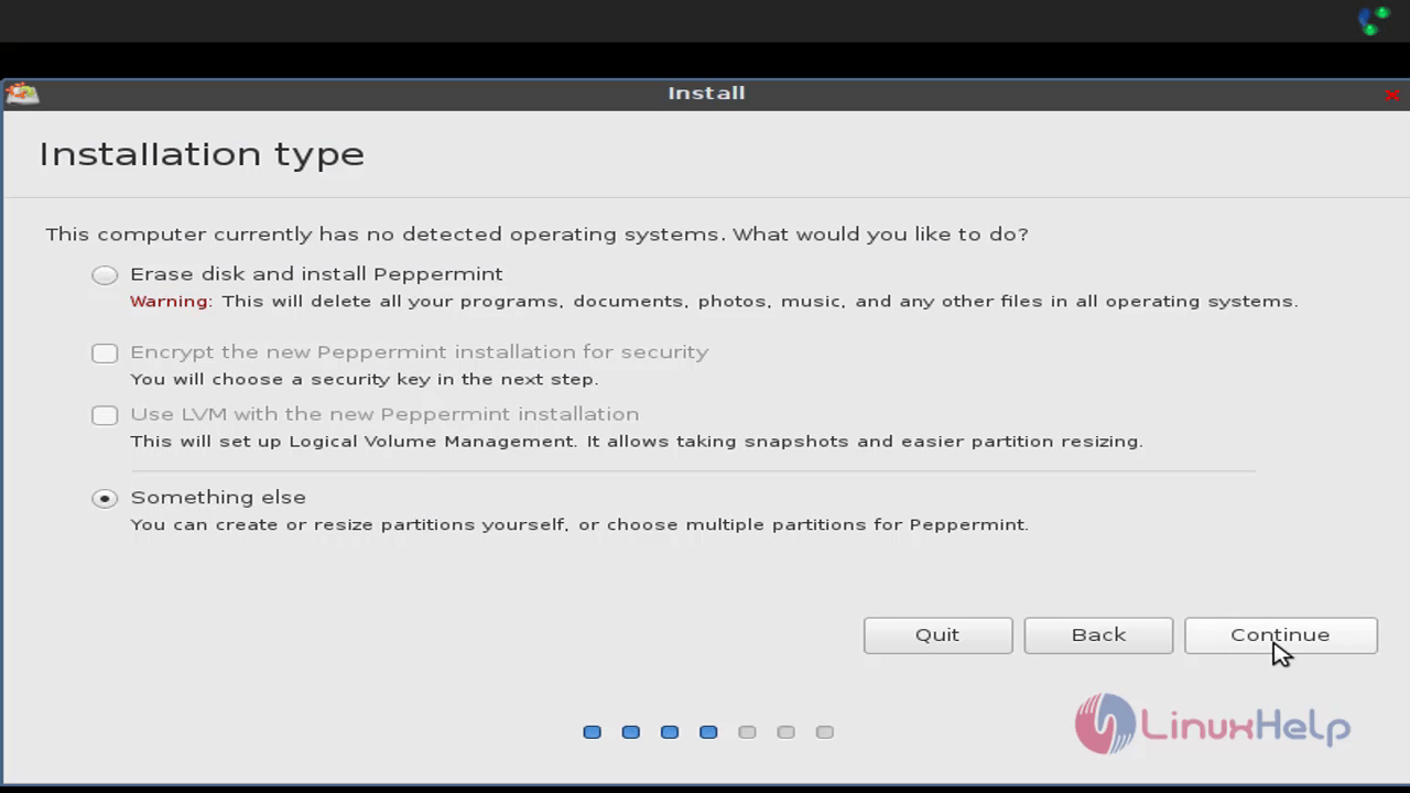 Peppermint-OS-partition-preferred-size