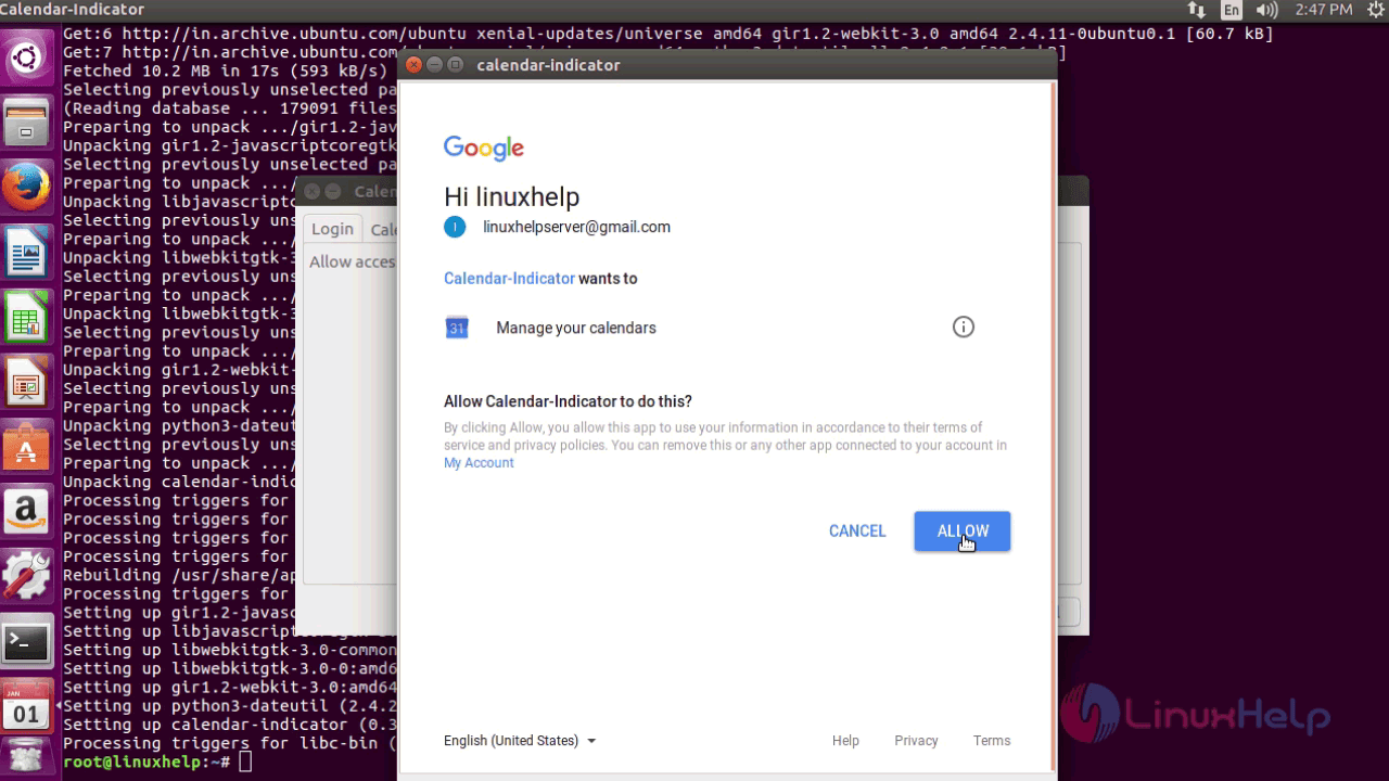 How to Install Google Calendar Indicator on Ubuntu 16.04 LinuxHelp