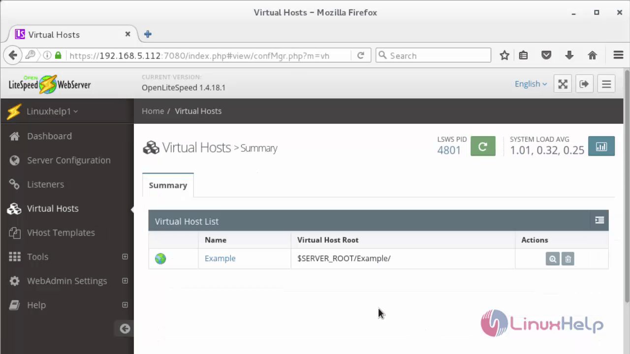 Install-WordPress-content-management-system-CMS-OpenLiteSpeed-CentOS7-Example-virtual-host