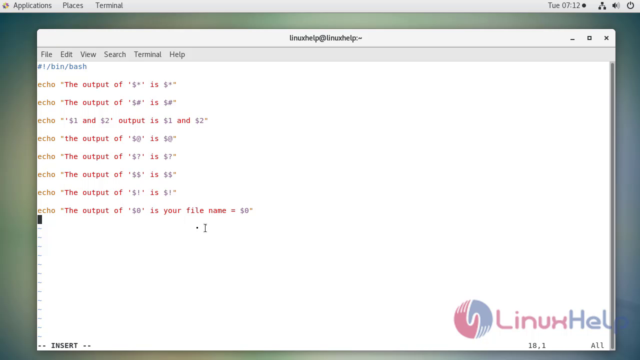 A View Of Special Variables In Shell Scripting LinuxHelp Tutorials