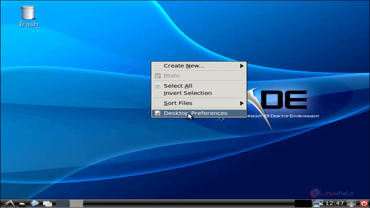 install-LXDE-Light-Weight-Desktop-Environment-Ubuntu-change-Desktop-Background-Desktop-preferences