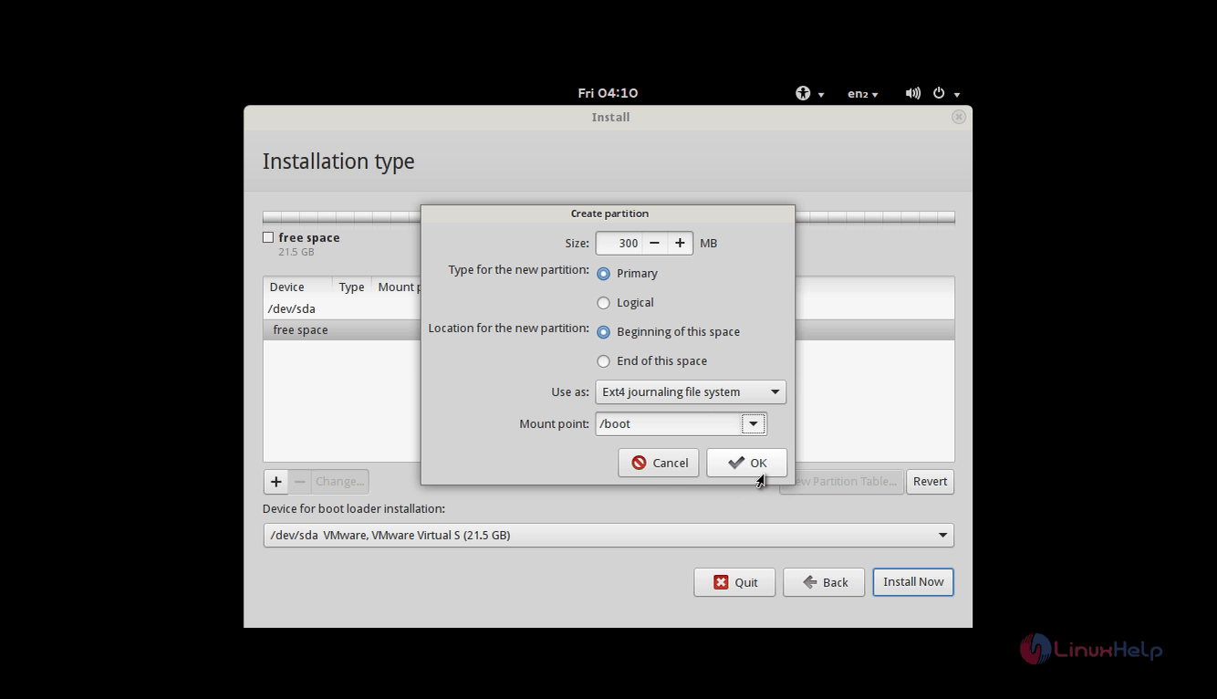 Installation_PinguyOS14.04_boot