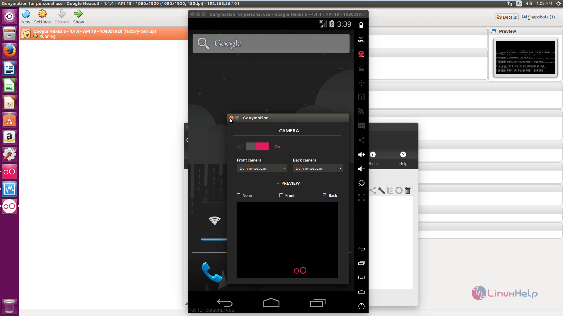 run-Android-Apps-Ubuntu-Genymotion-Emulator-testing-and-presentation-front-back-camera