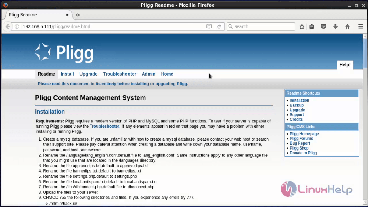 Installation-Pligg-Content Management Systems-social-publishing-software-install