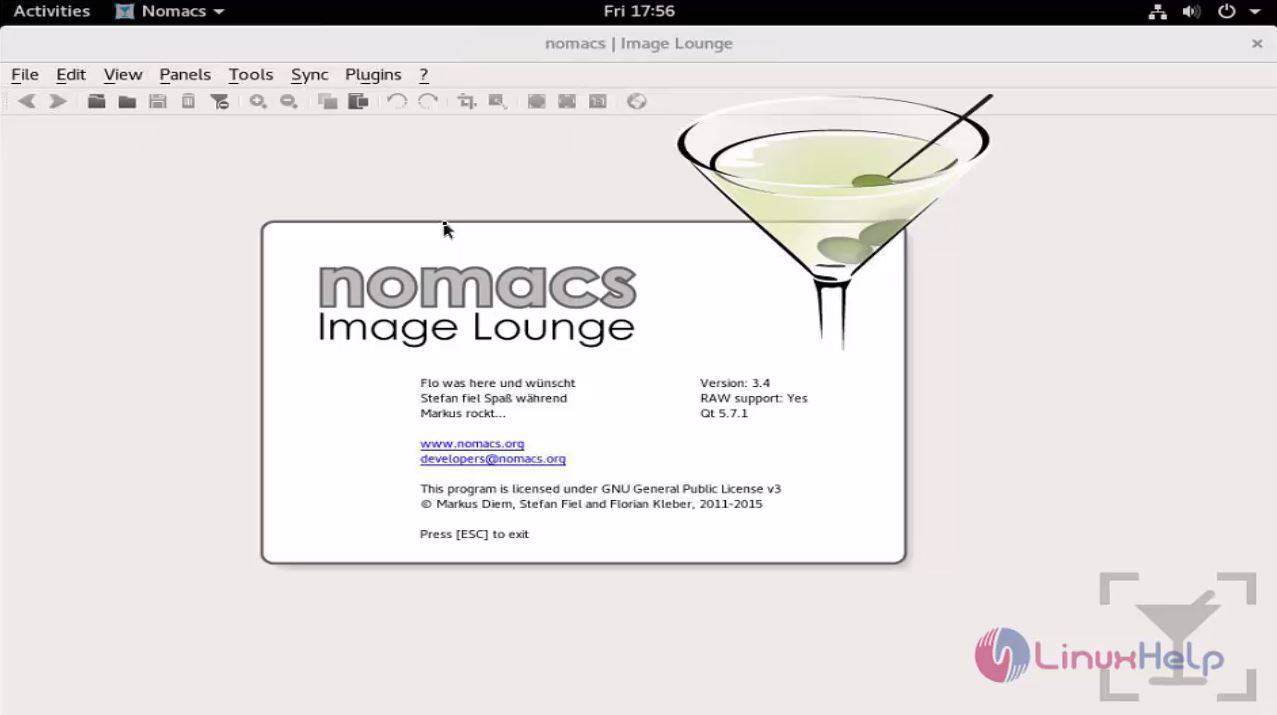 nomacs disable welcome window