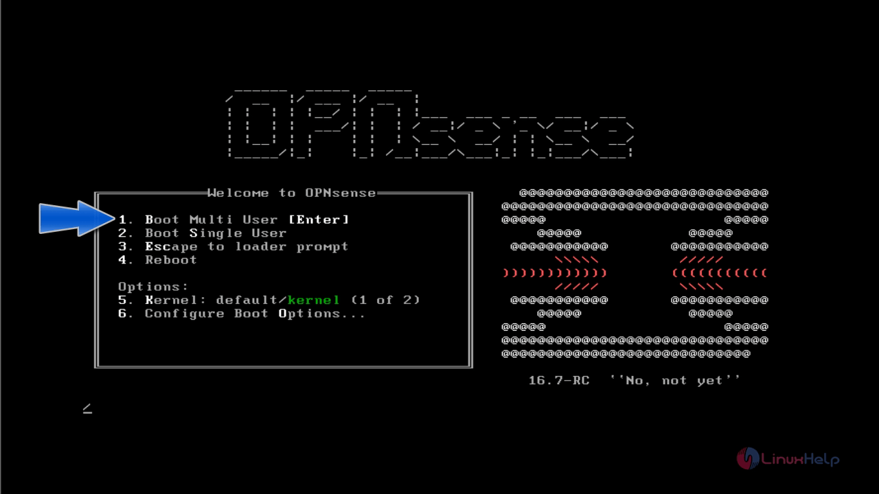 Installation-OPNsense-firewall-routing-platform-Linux-multi-user