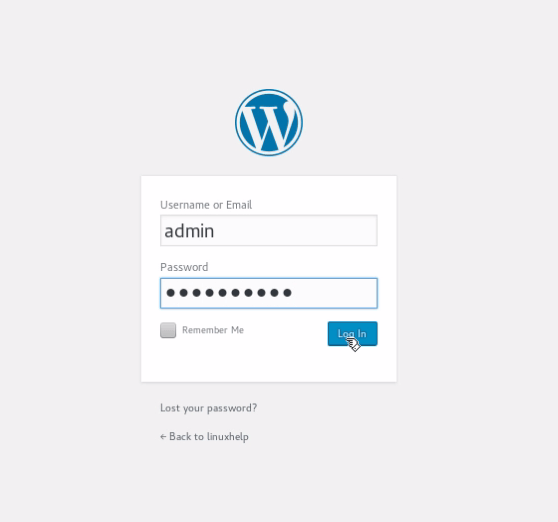 WordPress-Log-in