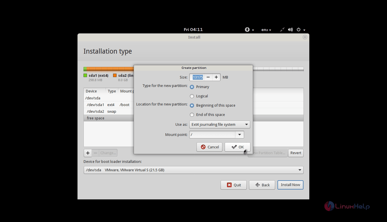 Installation_PinguyOS14.04_root 