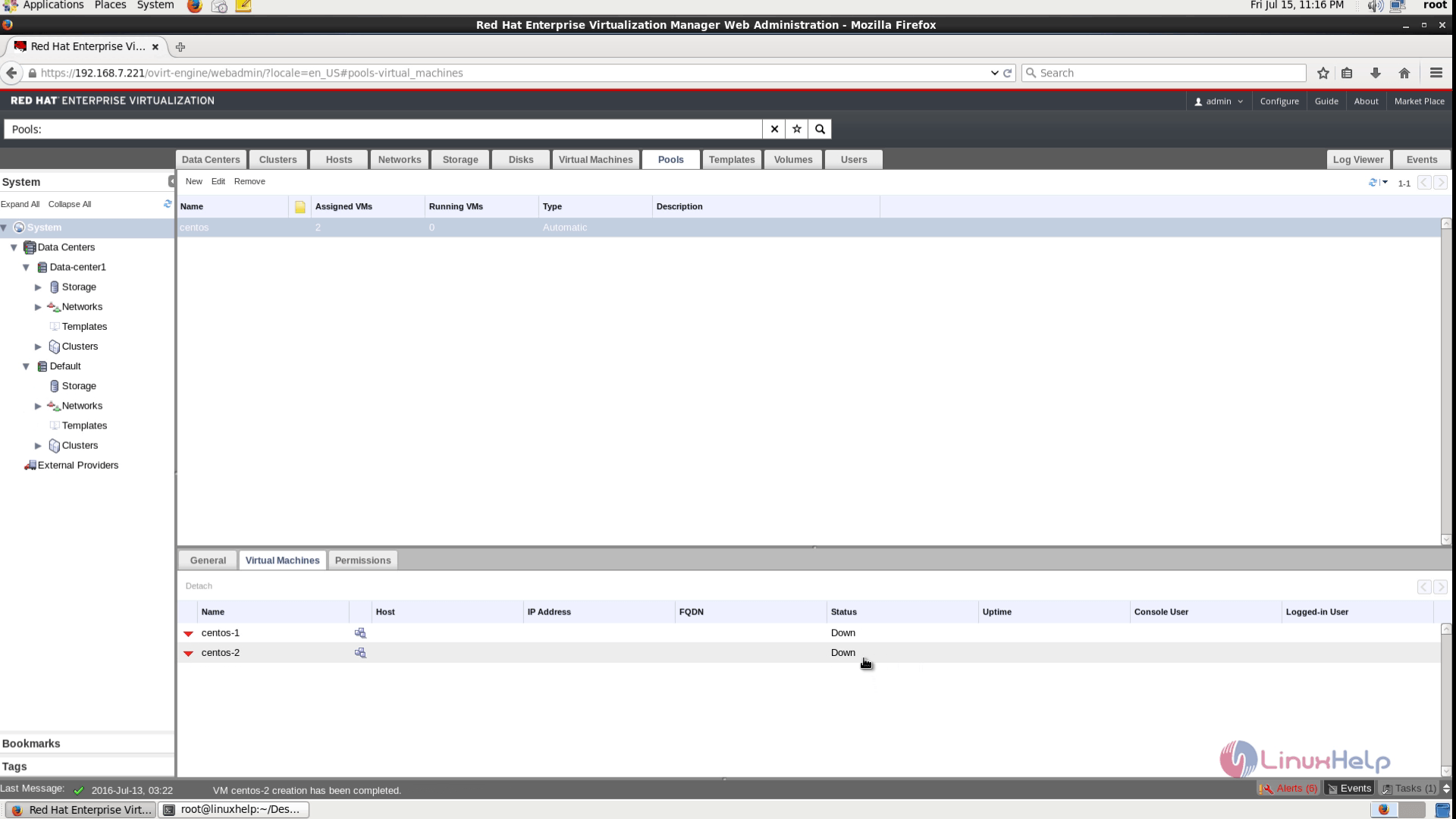 RedHat-Enterprise-Virtualization-create-VMpools-and-clone-pool-creation