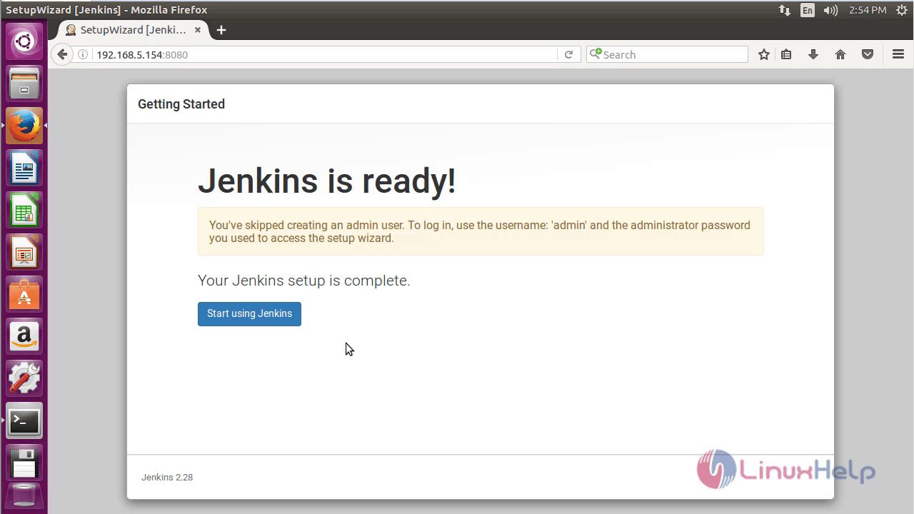 Jenkins-Start