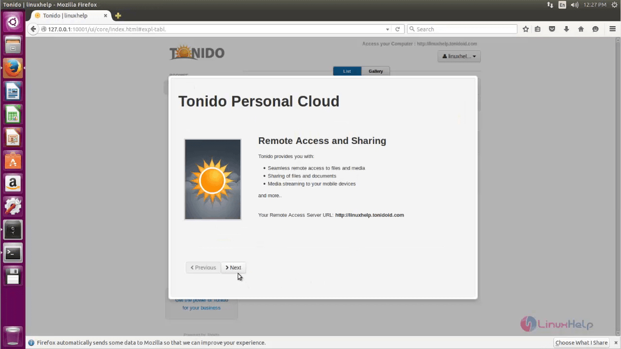 Installation_Tonido_cloud_server_Ubuntu_Tonido_server