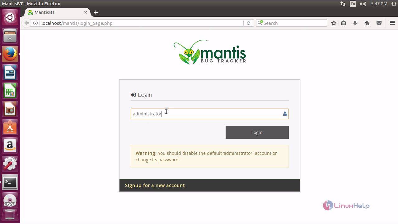 login