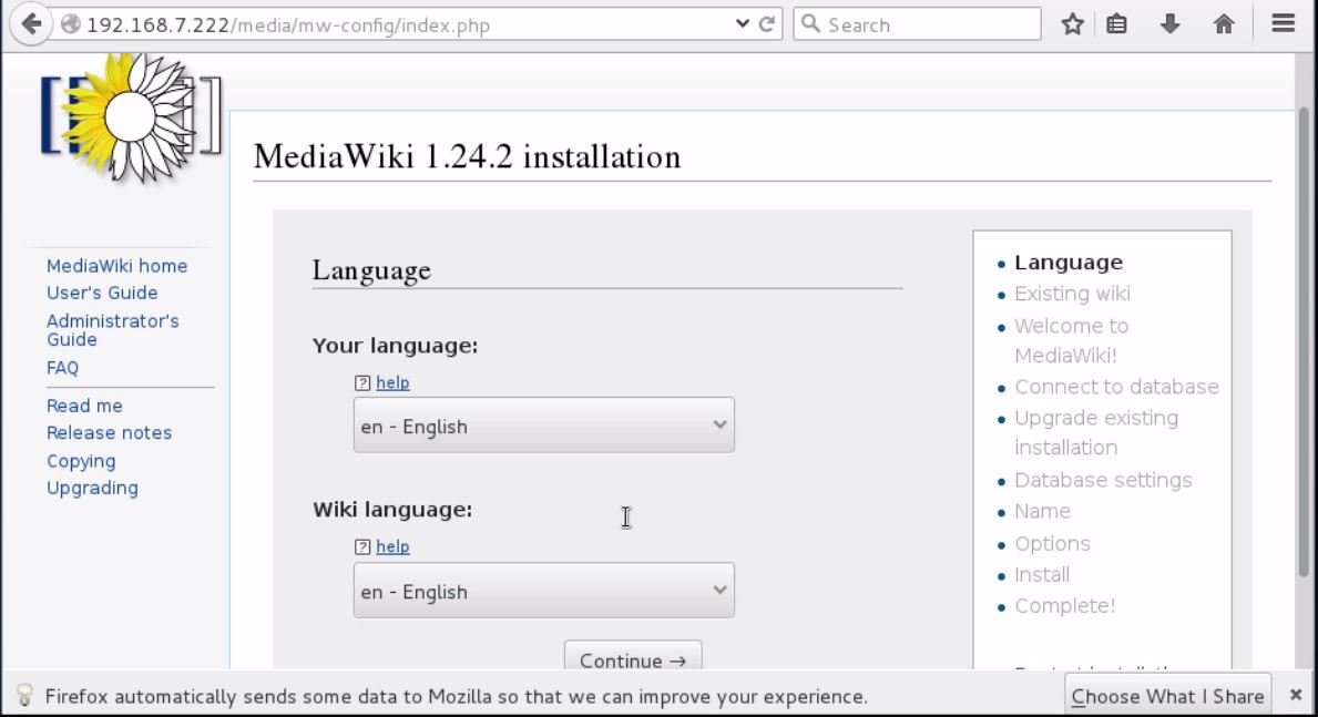 install-Mediawiki-Centos7-wiki-application-language 