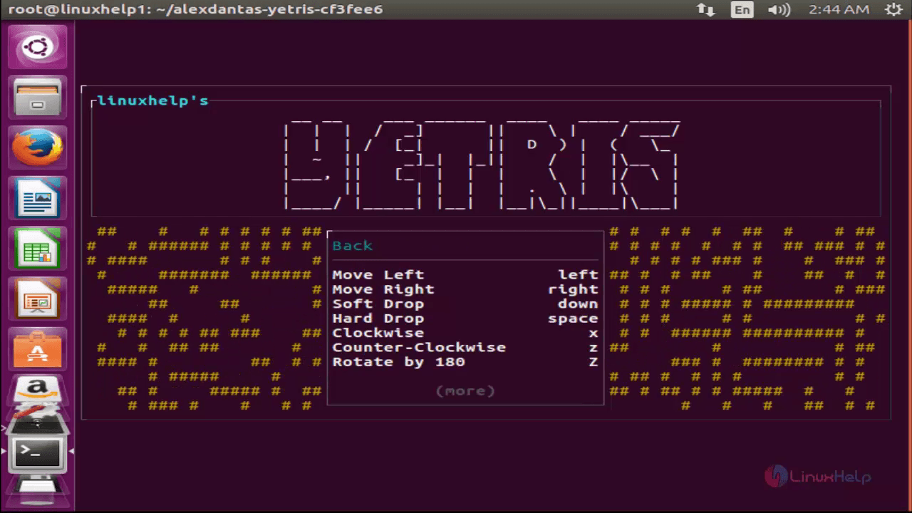 Install-and-play-Games-from-linux-Terminal-yetris-control-Settings