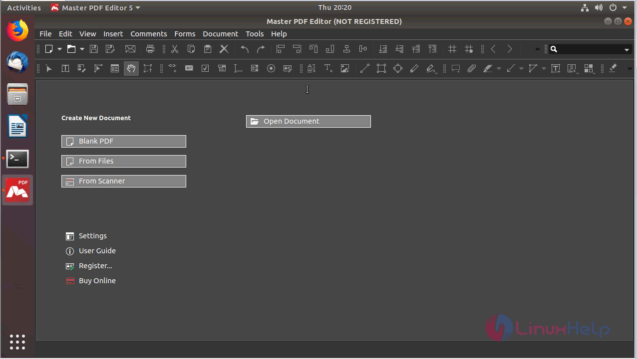 master pdf editor linux