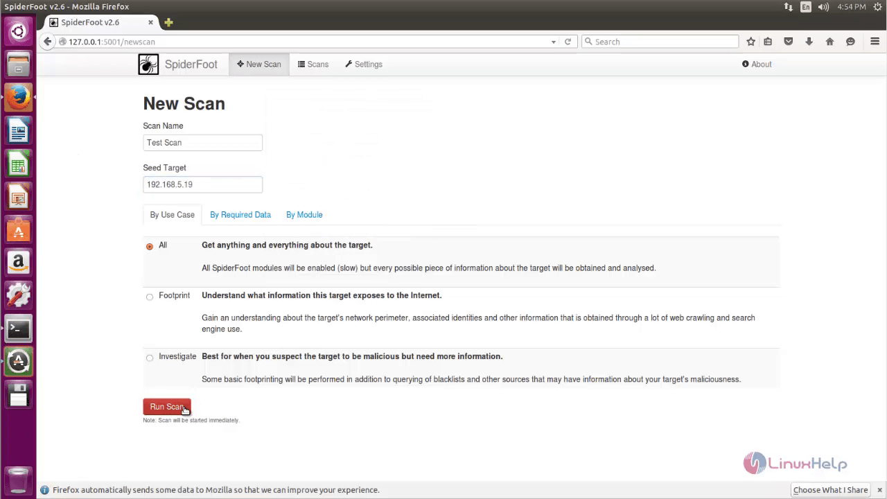 Installation-and-Use-Spiderfoot-Ubuntu-run-scan