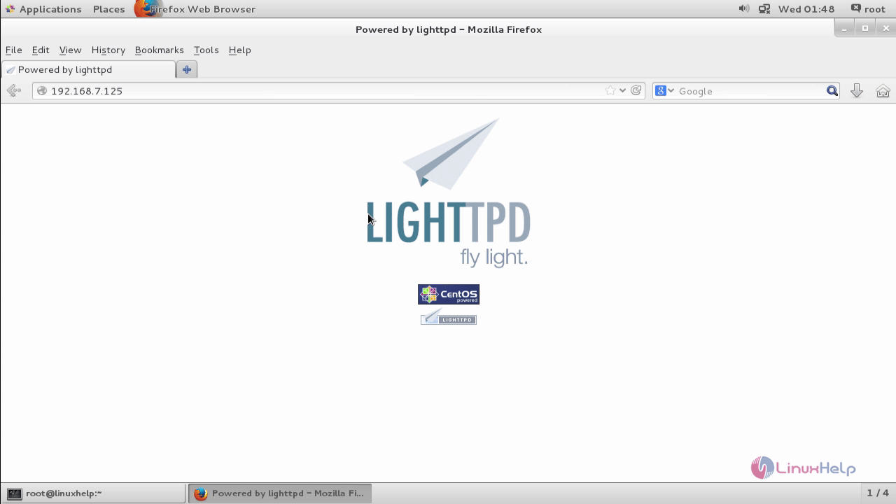 install-Lighttpd-Secure-fast-Web-Server-uses-less-memory-Centos7-open-browser