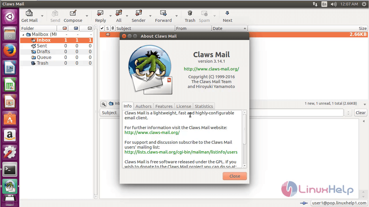 Claws-Mail-access
