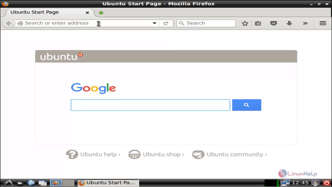 install-LXDE-Light-Weight-Desktop-Environment-Ubuntu-start-page