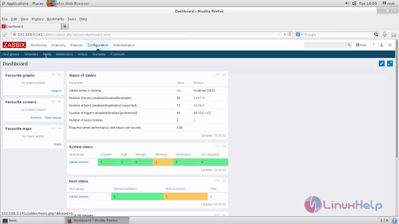 Zabbix-Hosts