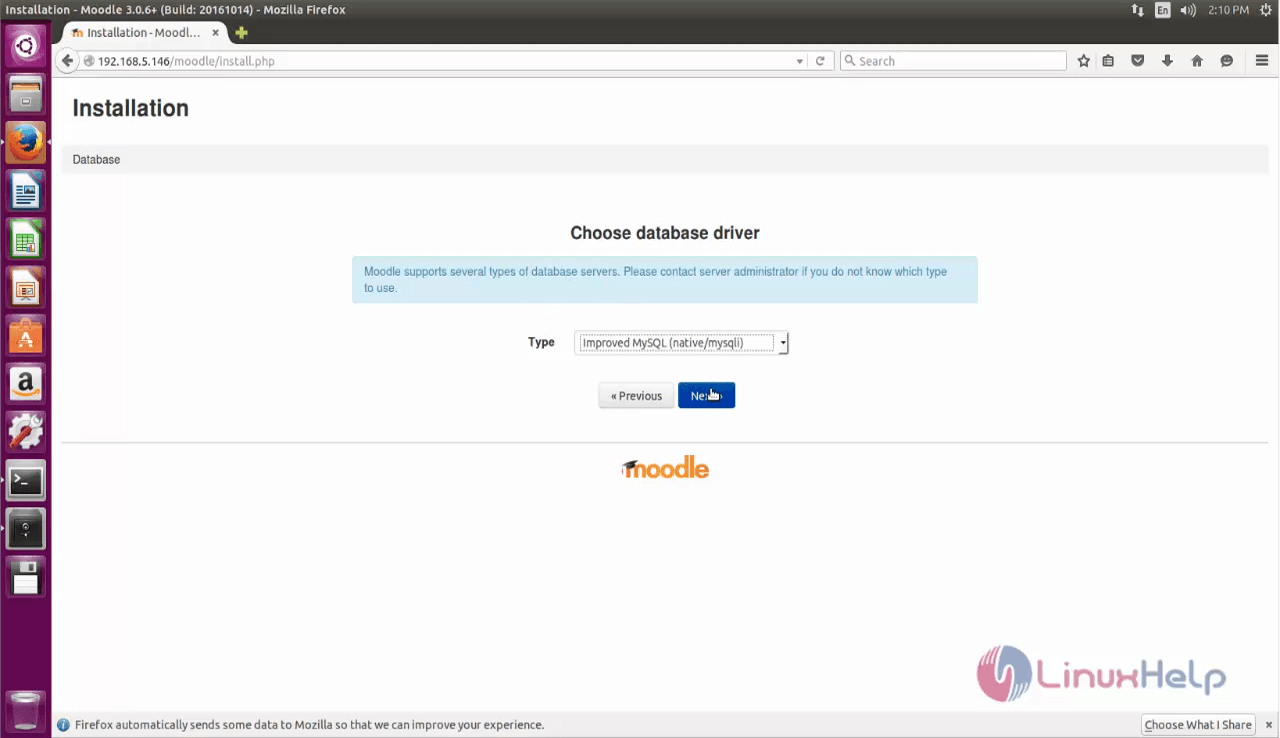 Moodle-Choose-Database
