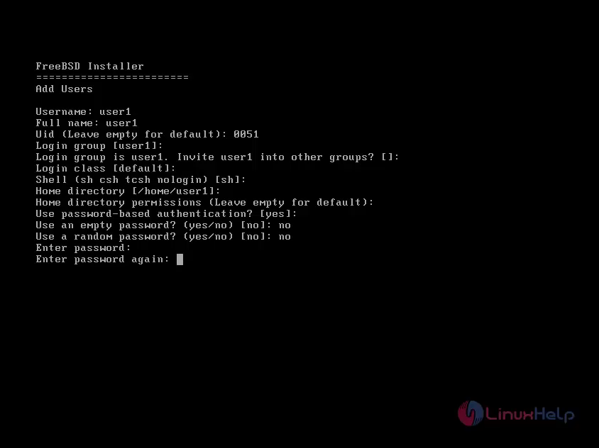 FreeBSD installer page