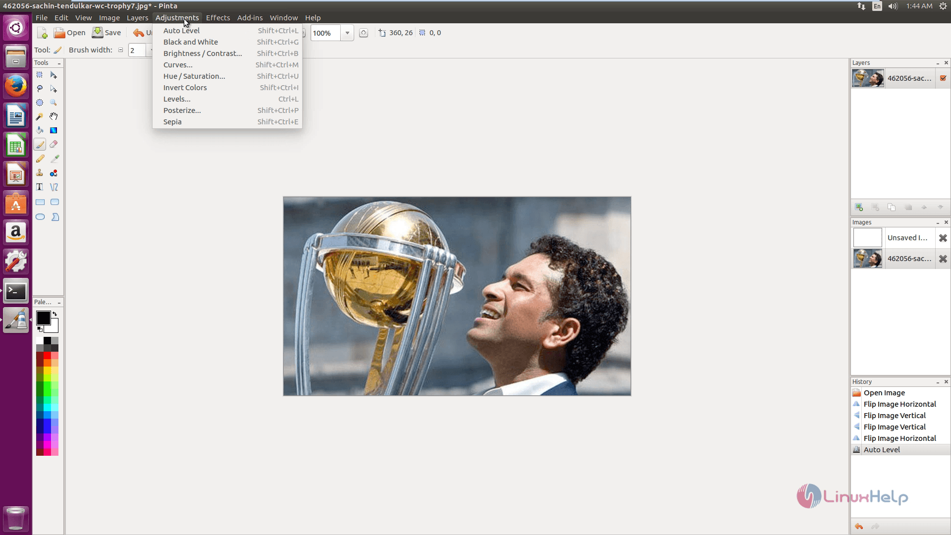 install-Pinta-image-editor-animation-effects-Ubuntu16.04-Adjustment 