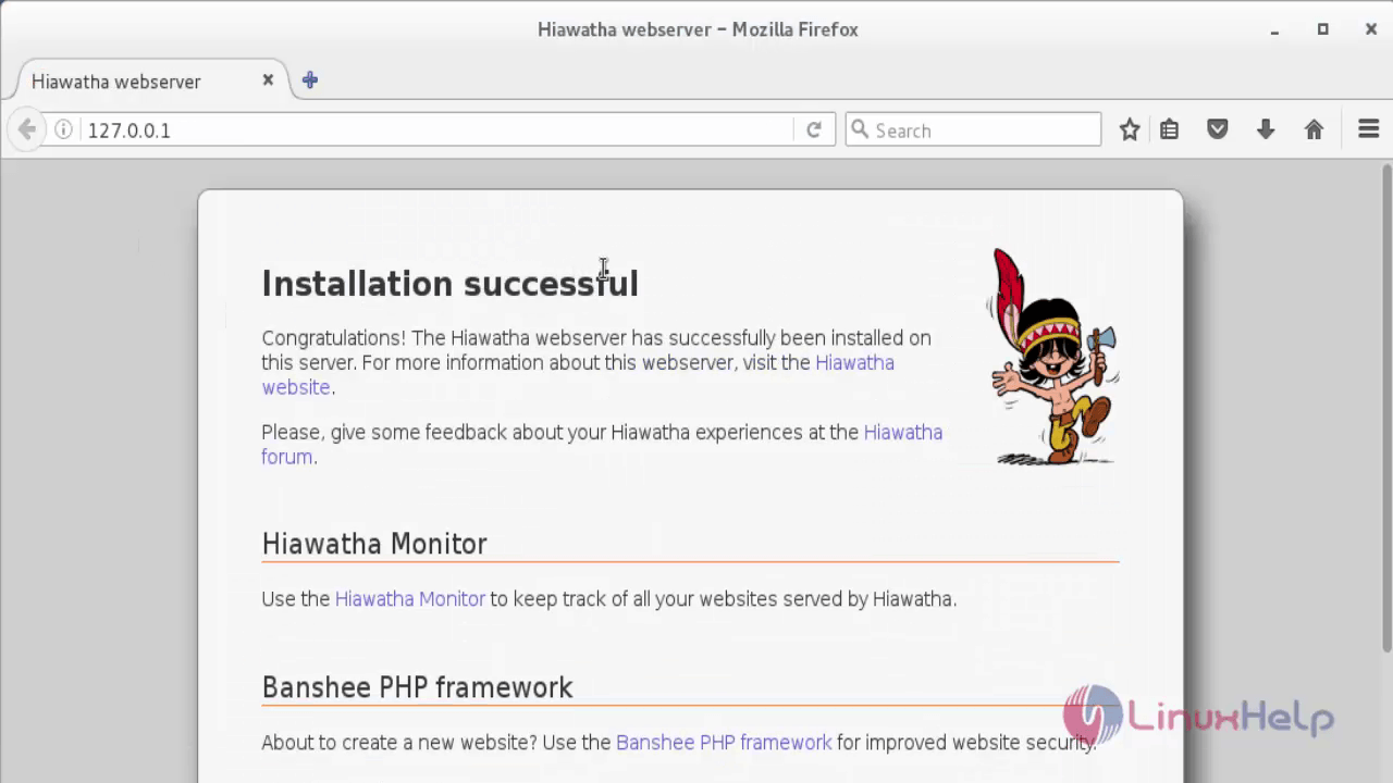  Installation-Hiawatha-secured-webserver-prevents-web-attacks-CentOS7-installation-successful