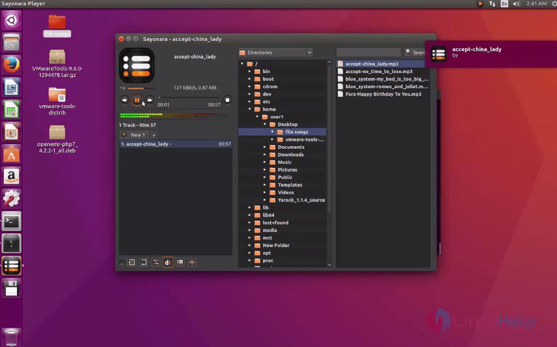 ubuntu musicplayer