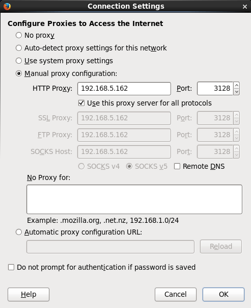 get squid proxy server address and port on mac for ps4