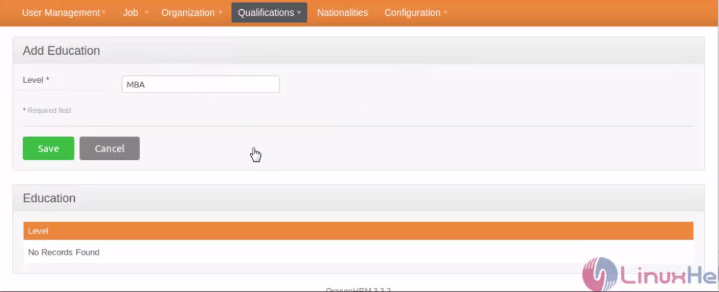 Configure-Organization-Qualifications-fields-OrangeHRM-Qualfication_details