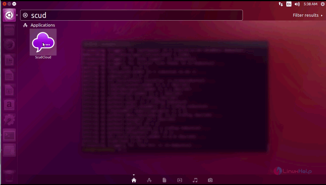 Ubuntu dashboard 