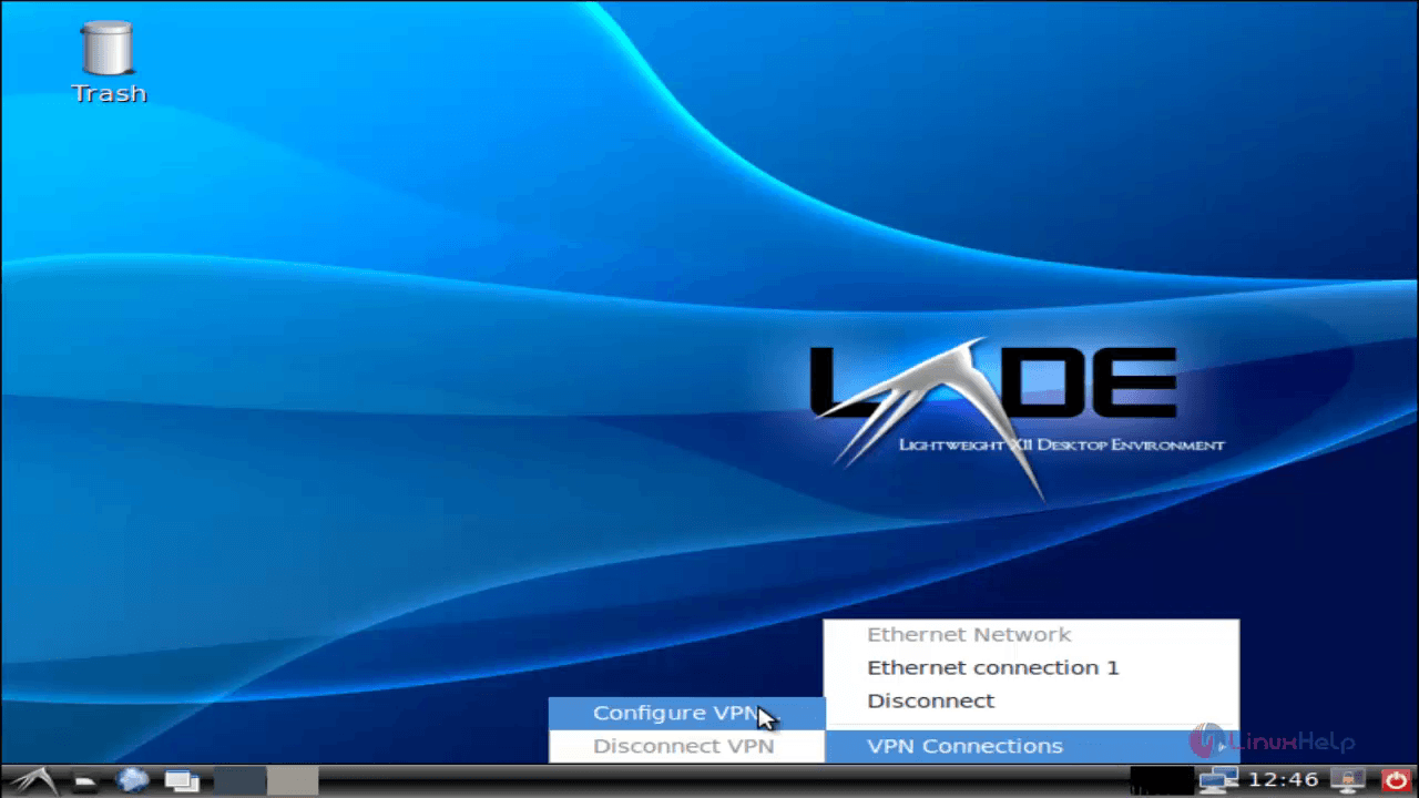 install-LXDE-Light-Weight-Desktop-Environment-Ubuntu-configure-VPN