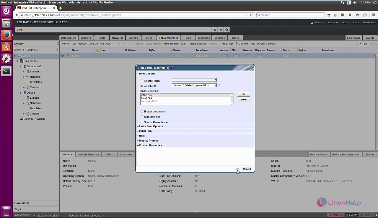 Setup-Virtual-Machines-RHEV-environment-virtualisation-product-KVM-hypervisor-change-boot-order